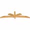 Ekena Millwork Davenport Rough Sawn Timber Gable Bracket, Western Red Cedar, 84"W x 24"H x 4"D x 4"F, 7/12 Pitch GBW084X24X0404DAV00RWR - alternate 3